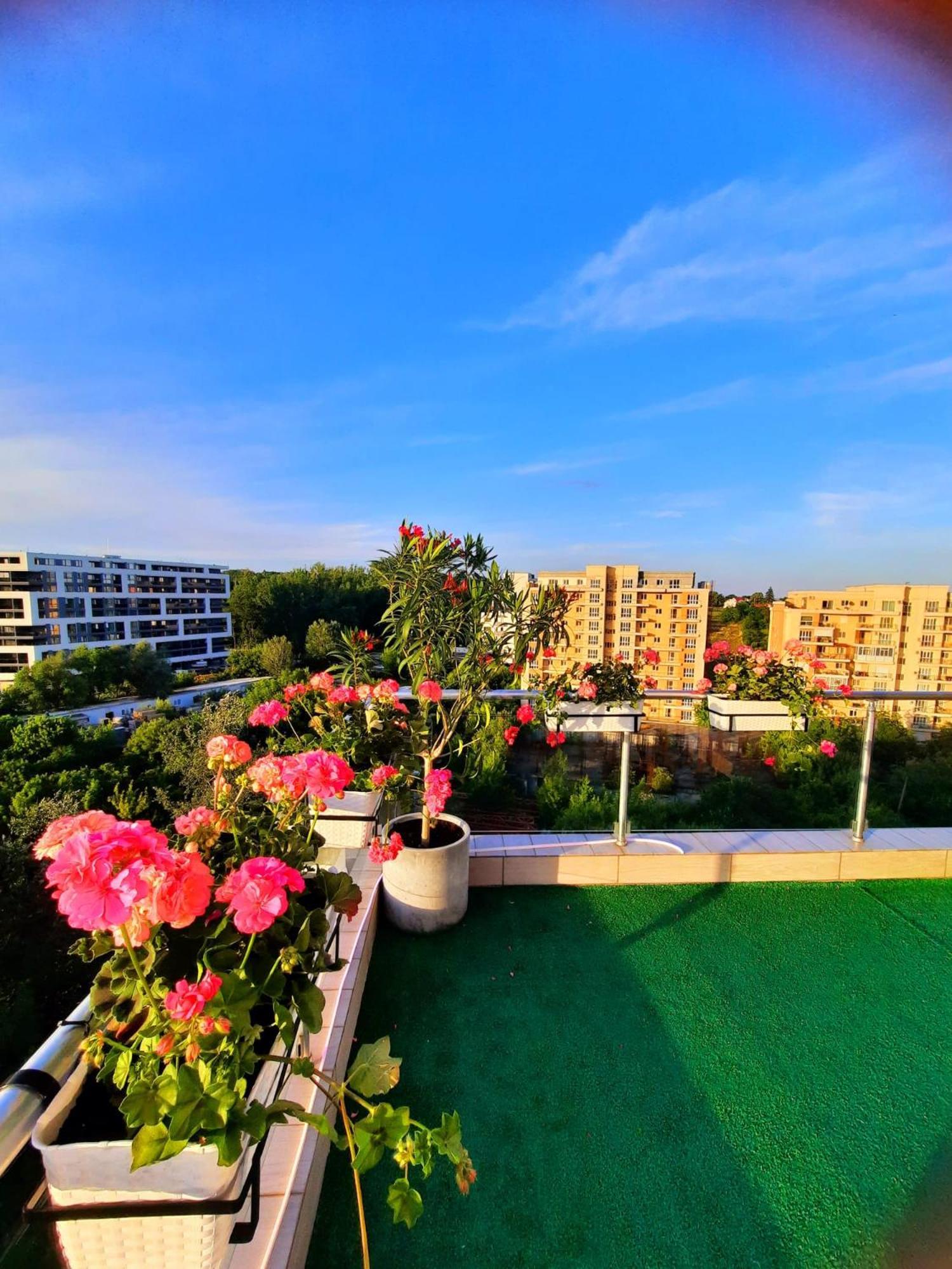 Apartmán Penthouse View Aeroport Iasi 2 Exteriér fotografie