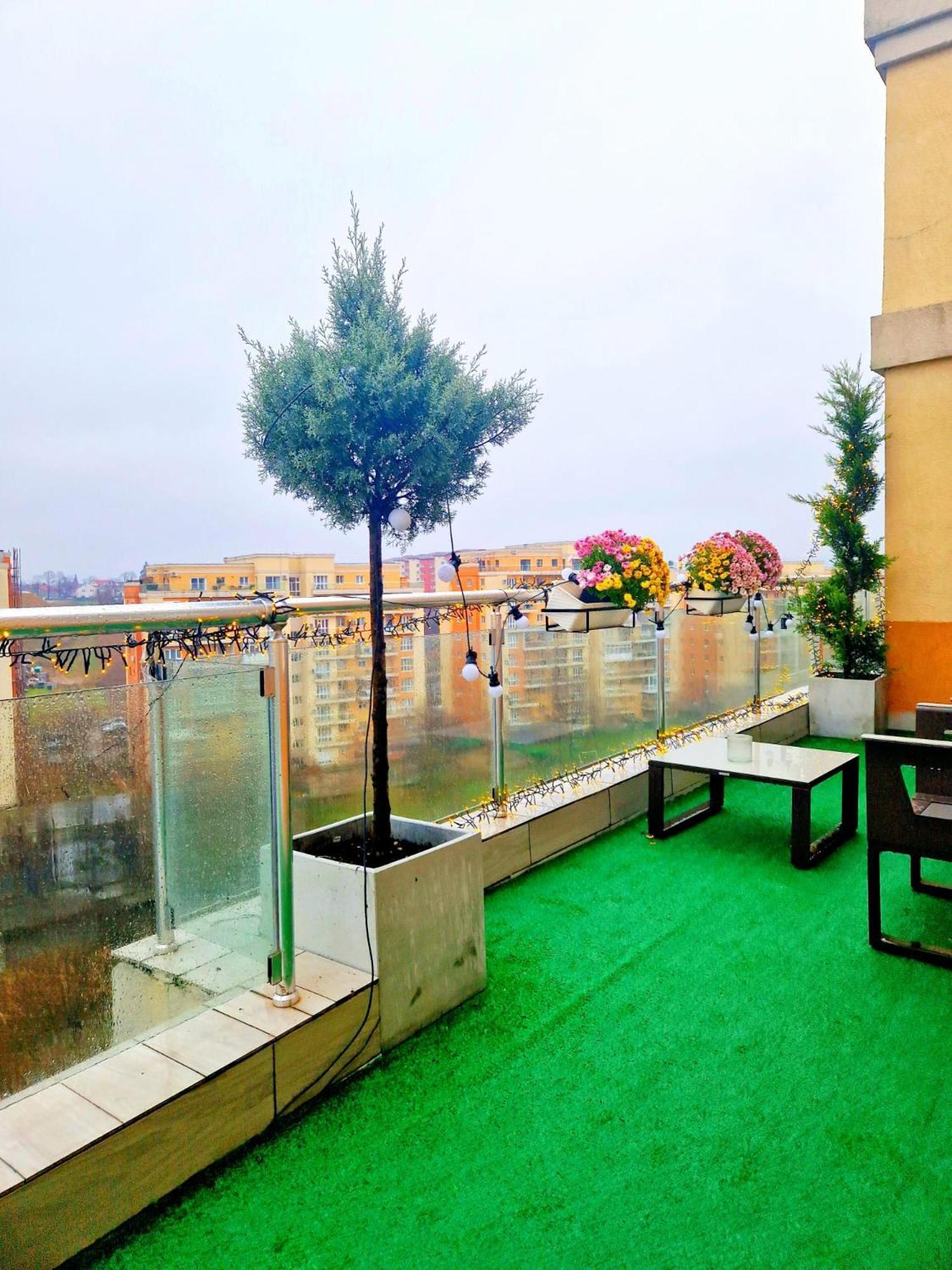 Apartmán Penthouse View Aeroport Iasi 2 Exteriér fotografie