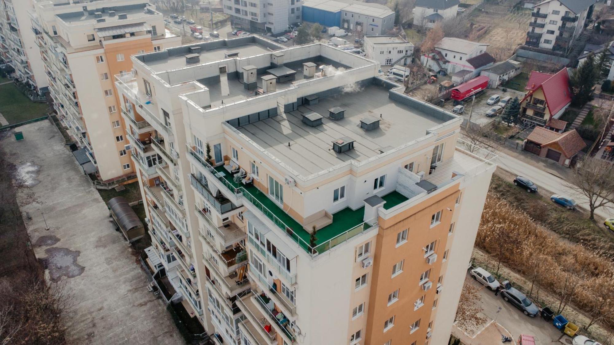 Apartmán Penthouse View Aeroport Iasi 2 Exteriér fotografie